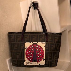 Zucca Lady Bug Small Tote / Fendi Limited Edition